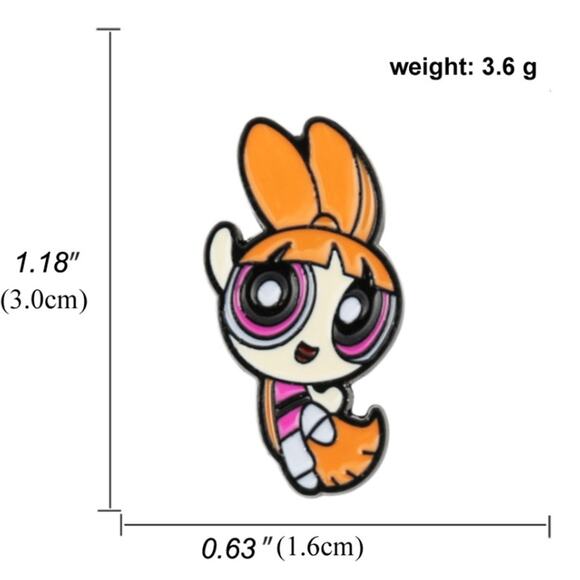 The Powerpuff Girls Blossom Enamel Pins 19-1 - Picture 3 of 3